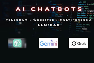 custom ai chatbot for website using gpt or llm apis