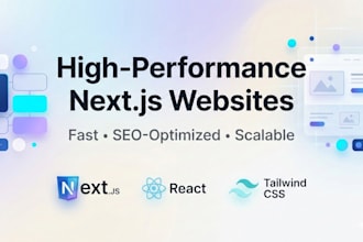 build a high performance nextjs website with SEO