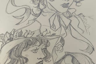 traditional art in my style