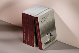 design a dark academia book cover with vintage aesthetics
