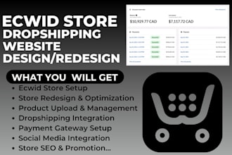 design ecwid dropshipping ecommerce store redesign ecwid promote ecwid store
