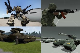 enhance and upgrade arma 3 with the locust mech