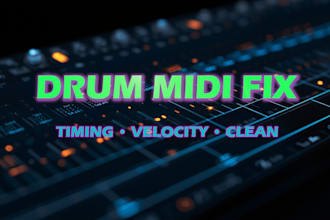 quantize and clean your drum midi