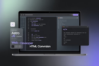 convert HTML to astro and fix astro js issues