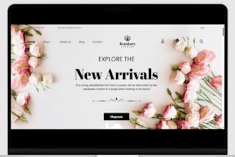 design flower store website florist website online flower store flower ecommerce