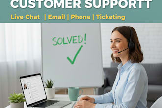 be your ecommerce customer support agent for chat and email