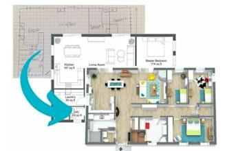 design barndominium and pole barn 3d floor plans and renders
