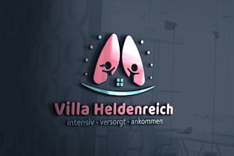 design modern childcare daycare school baby shop baby care logo