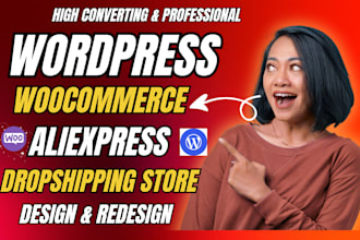 design aliexpress alidropship woocommerce wordpress dropshipping blog website