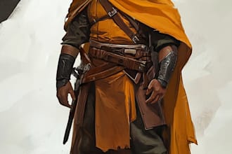 create concept fantasy illustration