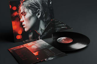 create a metal album cover artwork for you