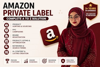be your amazon virtual assistant, private label, wholesale va