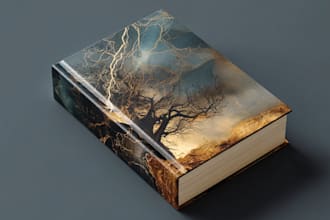 do professional book cover design or kindle cover design