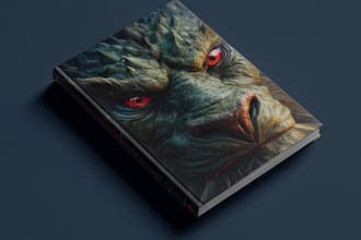 do unique professional book cover design and ebook cover