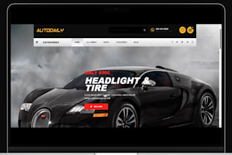 design auto parts shopify store car parts shopify automotive accessories store