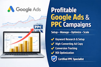 google ads PPC campaign setup management optimization profitable advertising