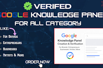 create a verified google knowledge panel for any person, business, or brand