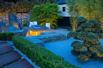 design japanese zen garden designs with koi ponds, rock gardens, and landscapes
