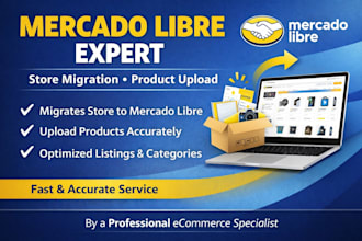 migrate your mercado libre store and upload products professionally to shopify