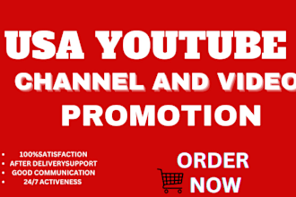 do organic USA youtube promotion