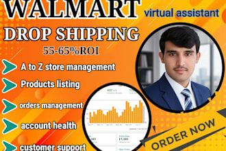 be your walmart drop shipping VA,wfs and 2 step dropshipping
