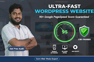 build a lightning fast wordpress website with 90 plus pagespeed score