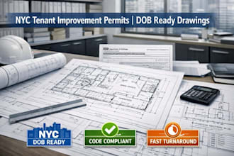 create permit drawings for commercial tenant improvements in new york city
