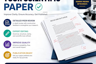 peer review and edit your scientific paper