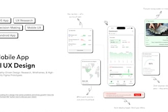 design a modern and user centered mobile app UI UX in figma