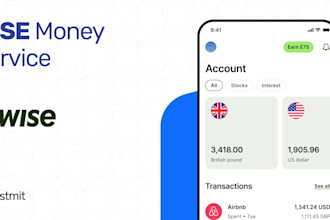 set up wise, paypal business and personal, US and UK bank accounts