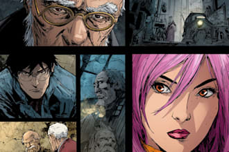 comic book illustrtration graphics novel comic