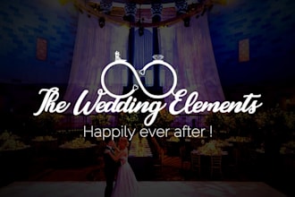 design wedding and monogram logo for you