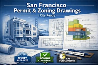 prepare zoning and permit drawings for san francisco city approval