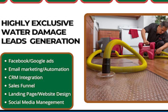 generate water damage leads water restoration leads mold remediation leads