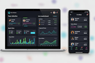 develop fantasy sports leagues platform for app and web