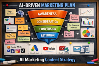 create a complete ai content strategy for your marketing campaigns social media