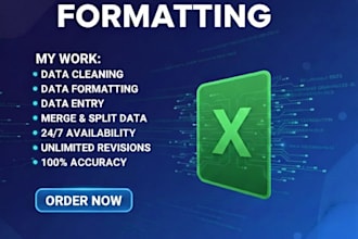 clean, format, merge, and split excel and CSV data