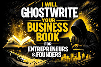 ghostwrite your business book for entrepreneurs and founders