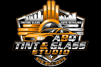 do creative tinting glass logo