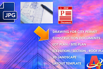 draw architectural floor plans and construction documents