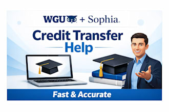 transfer college credits with wgu and sophia courses