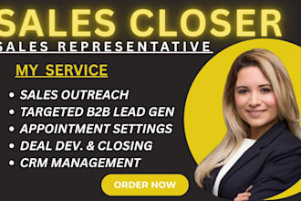 do deal closing sales salescloser sales representative b2b salesperson