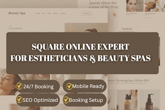 setup square online and square appointments for your beauty spa, salon business