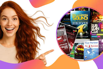 design stunning invites, flyers and posters that grab attention