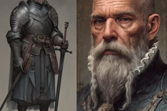 do character design for game, dnd, book or tabletop