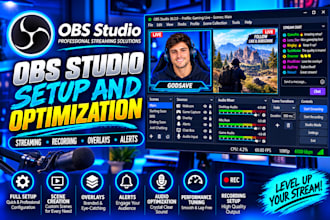 setup obs studio for streaming and recording