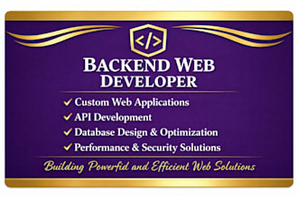 build a secure backend for your web application