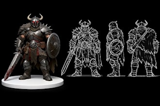 be your 3d artist for 3d face,head,body,articulated body,sculptor,mask,boardgame
