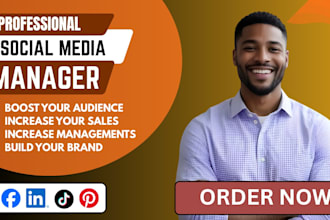 be your social media manager social media marketing manger content creator