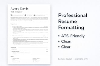 professionally optimize your CV and resume